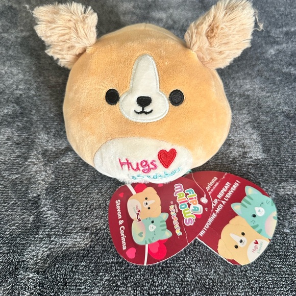Squishmallow "Flip A Mallow" Stevon The Puppy And Corinna The Kitty, 5", New - Picture 4 of 5